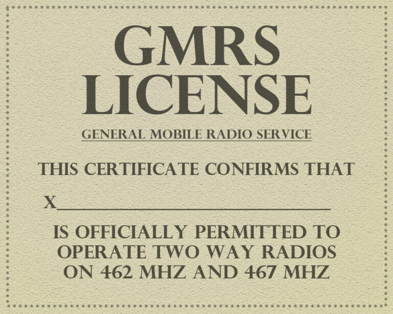 How To Get A Gmrs License? December 5, 2023